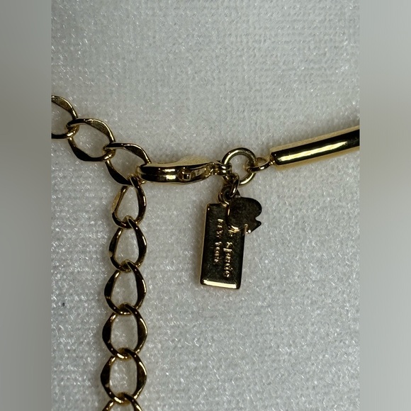 Kate Spade Vegas Jewels Collar Necklace. Caberet pink gold toned. - Picture 7 of 7